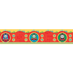Thomas and Friends red Self Adhesive Border