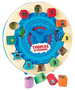 thomas and Friends Wooden Clock