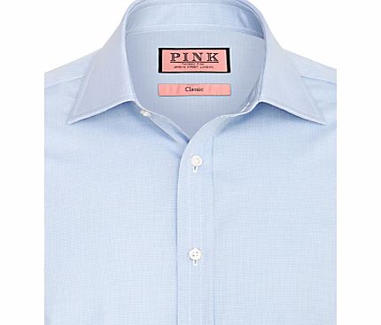 Houndstooth XL Sleeve Shirt, Blue