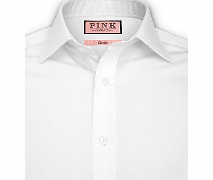 Solid Classic Fit Double Cuff Shirt,
