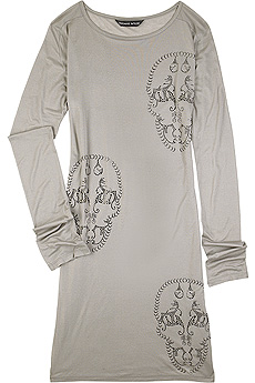 Swarovski embellished T-shirt dress