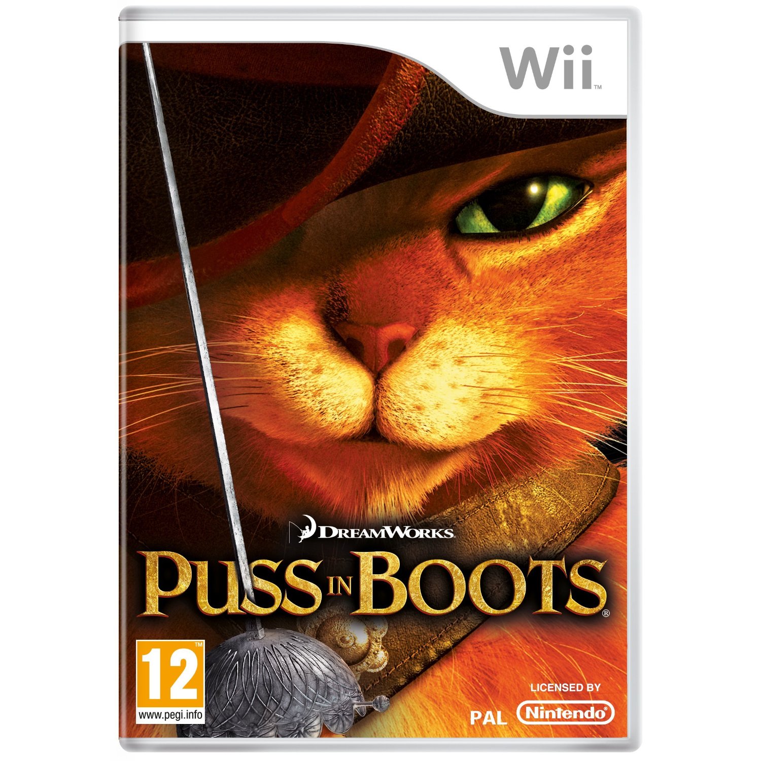 THQ Puss In Boots Wii