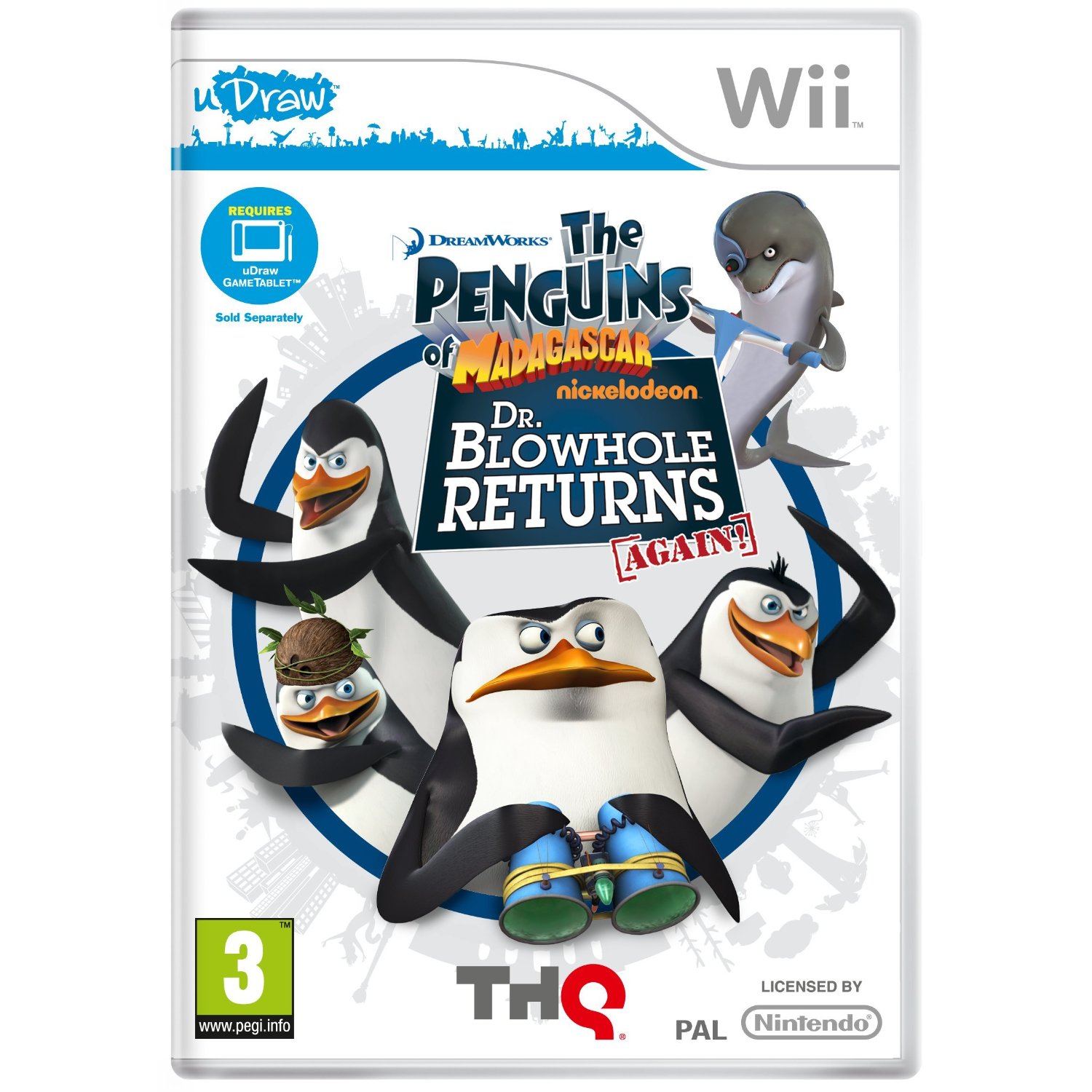 THQ The Penguins Penguins of Madagascar Dr Blowhole Returns Wii