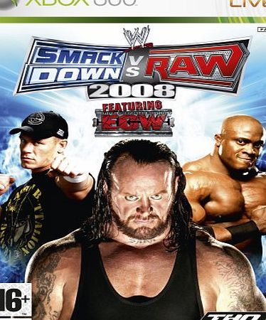 THQ WWE Smackdown Vs Raw 2008 Xbox 360