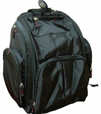 Three Little Imps Black Backpack Baby Change Nappy Bag