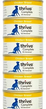 Thrive Cat Complete Food - Chicken Breast 75g. (Pack of 6)