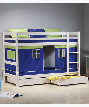 WHITE BUNK BED
