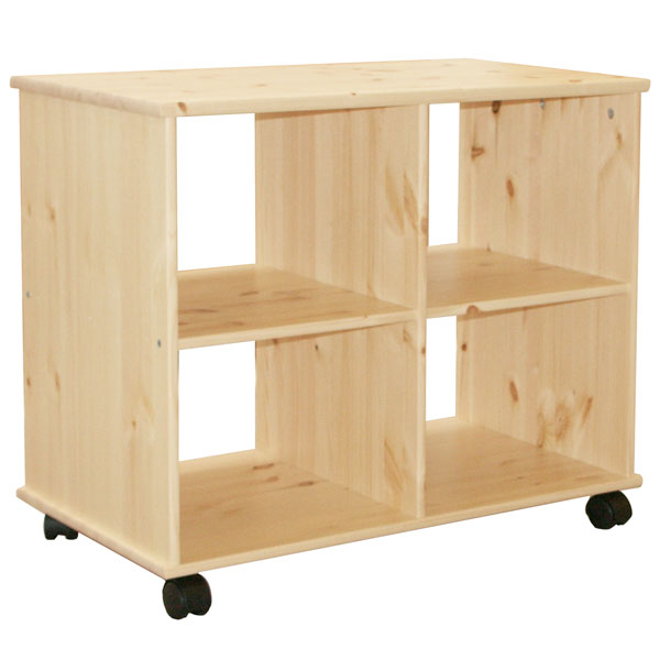 4 Hole Cube Unit On Casters