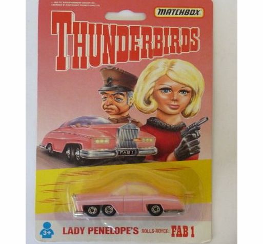 Thunderbirds 1992 Thunderbirds FAB 1 Lady Penelopes Car Matchbox Diecast Vehicle