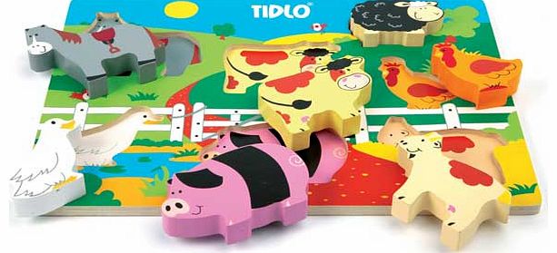 Wooden Chunky Farmyard Puzzle
