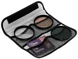 Filter Kit (UV Protector, Circular Polarising and 812 Warm)   Filter Case - andOslash; 67mm
