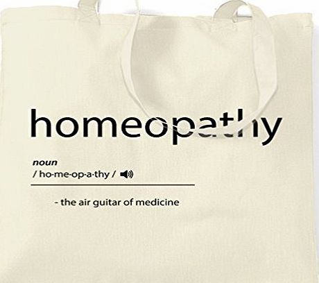 Tim And Ted Homeopathy The Air Guitar Of Medicine Alternative Quack Shopping Carrier Tote Bag.