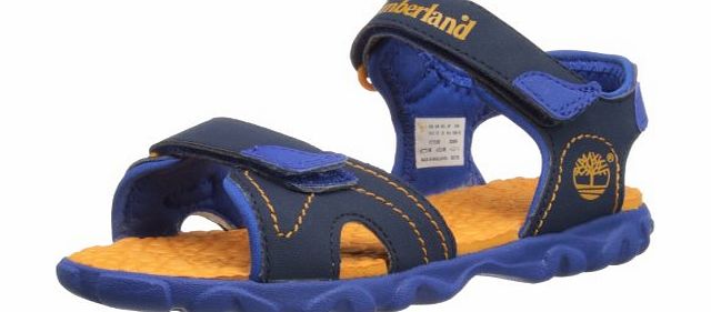 Timberland Boys Splashtown 2 Strap Fashion Sandals C77X2R Navy/Royal 4.5 UK Child, 21 EU