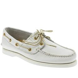 Male Boatshoe Lux Leather Upper Fashion Large Sizes in White
