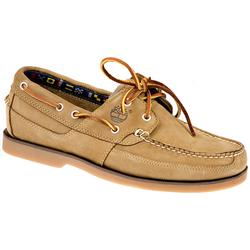 Male Kiawah Bay Leather Upper Textile Lining Comfort Large Sizes in Tan