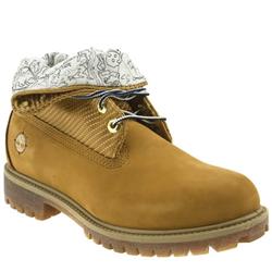 Male Roll Top Nautica Nubuck Upper Casual Boots in Natural