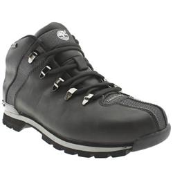 Male Splitrock Leather Upper Casual Boots in Black, Brown