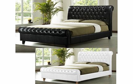 Time Living Richmond 4FT 6 Double Leather Bedstead