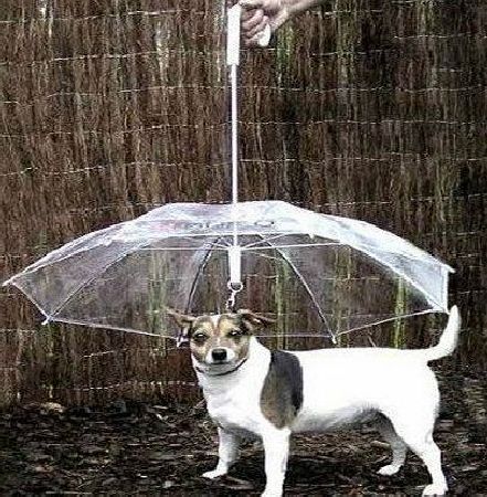 Time Sino Cool Fire HappyLife Pet Umbrella (Dog Umbrella) Keeps your Pet Dry and Comfotable in Rain