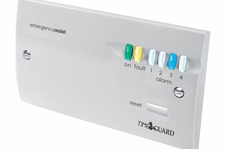 Timeguard Emergency Alarm System Control Panel Four Zone