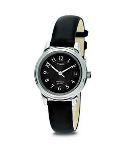 timex Ladies Black Strap Watch