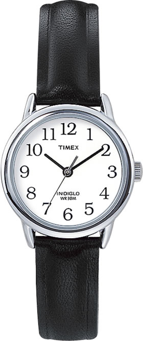 Timex Ladies Easy Reader Leather Watch T20441