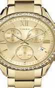 Timex Ladies Miami Gold Chronograph Watch
