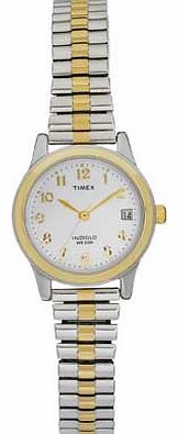 Timex Ladies Mother of Pearl Dial Two-Tone