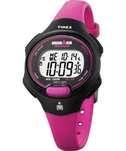 Timex Ladies Pink Strap Chronograph INDIGLO Watch