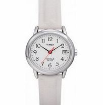 Timex Ladies Silver White Easy Reader Watch