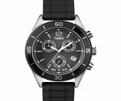 Timex Originals Black Silver Sport Chronograph