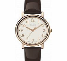Timex Originals Ladies Originals Brown Strap Watch