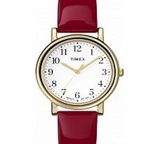 Timex Originals Ladies Originals Red Strap Watch