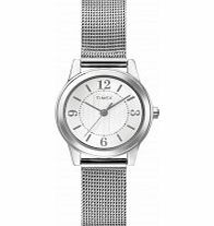 Timex Originals Ladies Silver Tone Mesh Watch