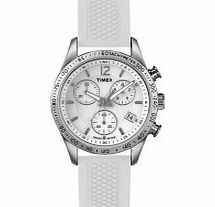 Timex Originals Ladies White Sport Chronograph