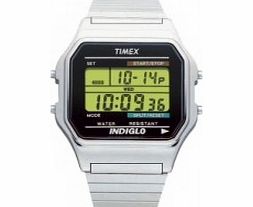 Timex Originals Mens Silver Classic Digital