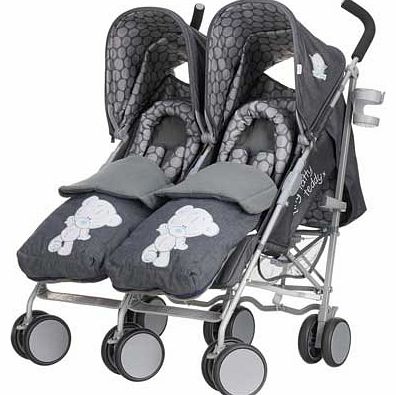 Tiny Tatty Teddy Deluxe Twin Pushchair and