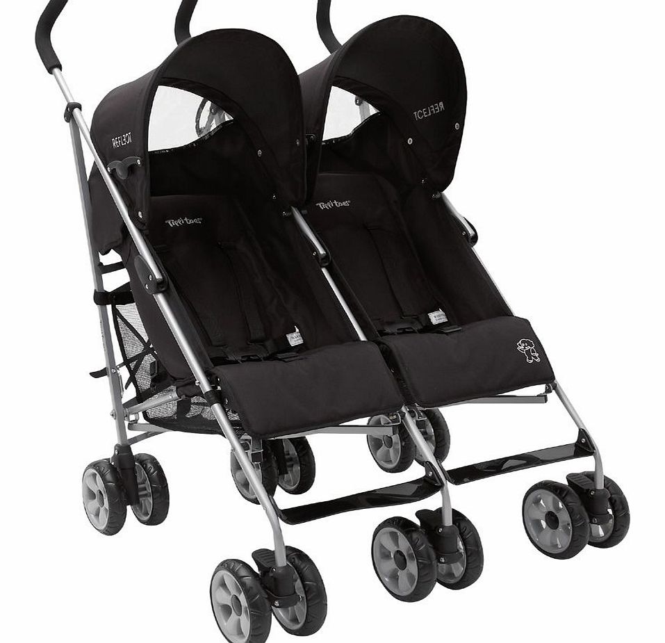 Tippitoes Reflect Twin Buggy 2013 Black