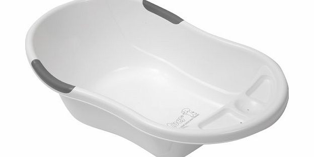 Tippitoes Standard Bath In White And Grey