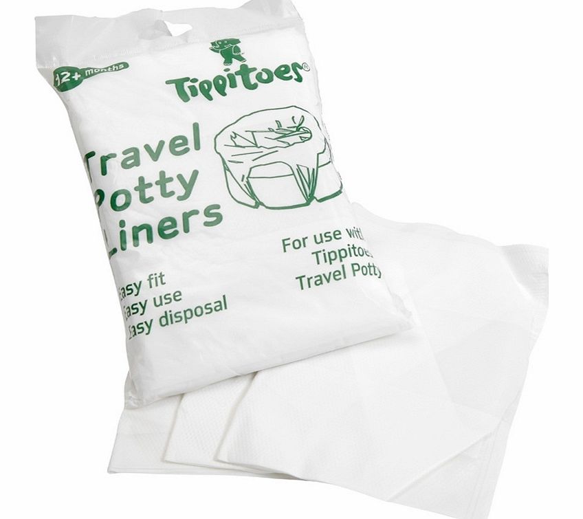 Tippitoes Travel Potty Pack of 10 Liners