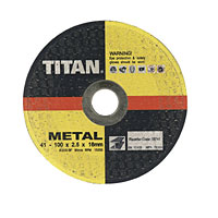 TITANandreg; Titan Metal Cutting Disc 100 x 2.5 x 16mm Pack of 5