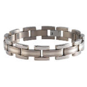 Titanium Gents Link Bracelet
