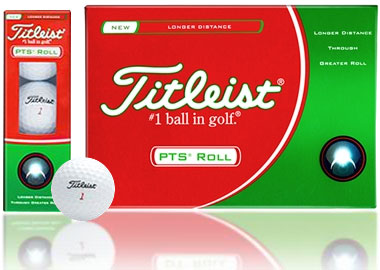 PTS Roll White Golf Balls 12 Balls