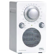 iPal AM / FM Radio White / Silver