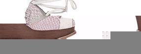 Tod`s Womens pink snakeskin wedged heels