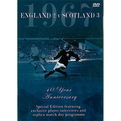 TOFFS 1967 Scotland v England DVD Retro Football Shirts