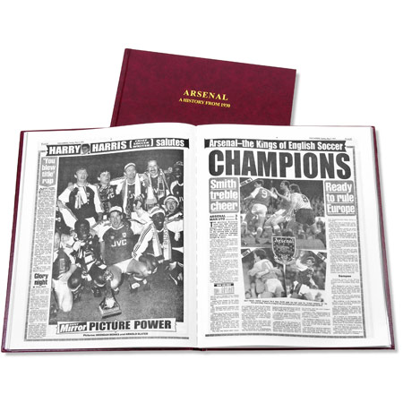 TOFFS Arsenal Football Newspaper Book. Retro Football