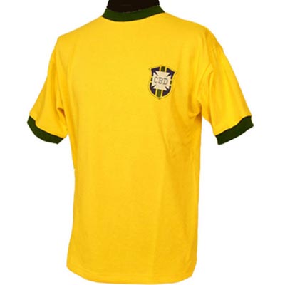 Brazil 1970s World Cup Final Shirt Retro