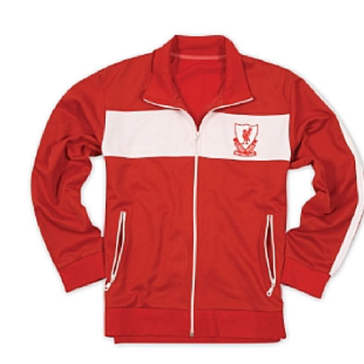 TOFFS Liverpool 1980s Heritage Track Top Red