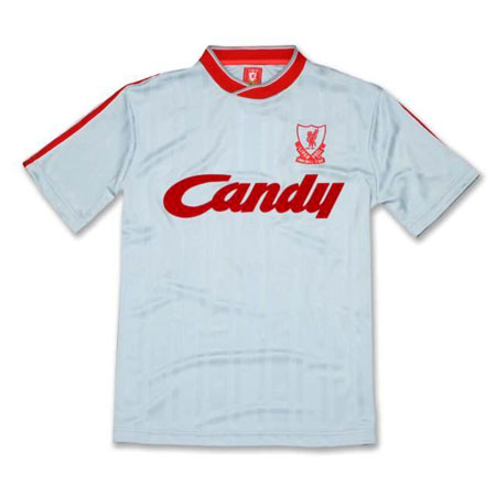 Liverpool 1989-91 Away retro football shirt